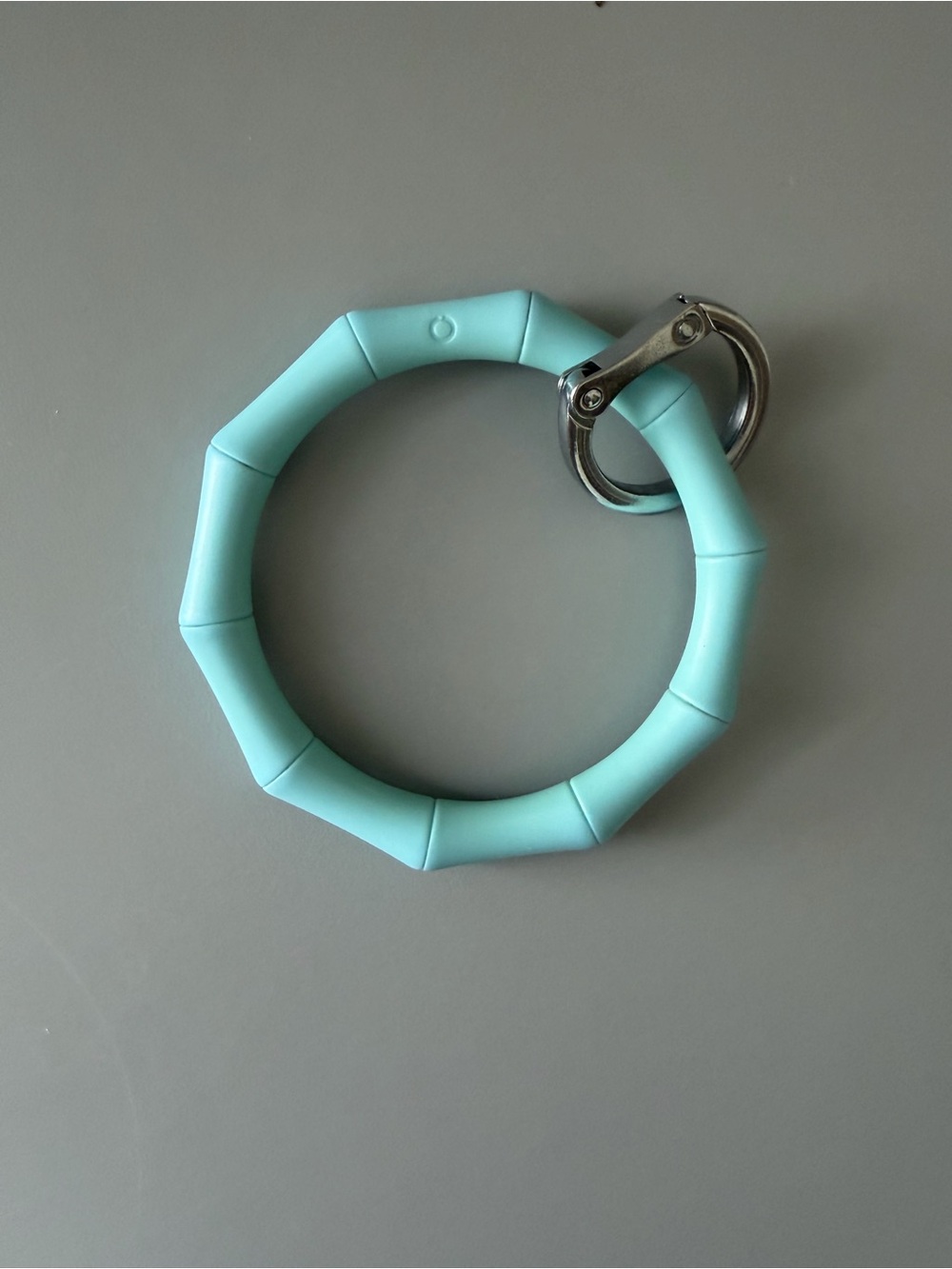 Oventure light blue key ring